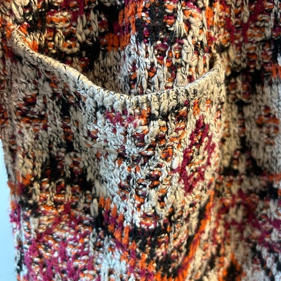 J. Jill luxurious plum multi jacquard tapestry cardigan - Picture 10 of 10